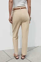 PANTALON RUSTIQUE CEINTURE