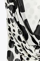POLKA DOT MAXI DRESS ZW COLLECTION