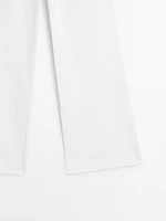 Tejan trousers with texture detail
