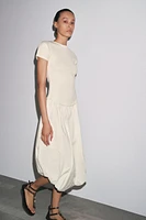 BALLOON COMBINATION DRESS