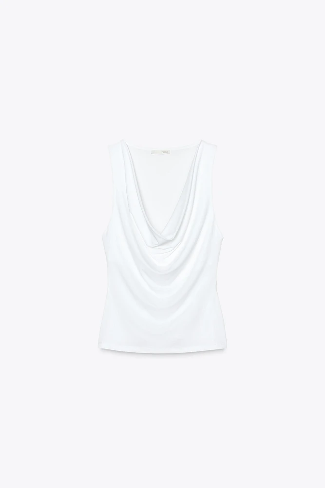 TOP FLUIDE DRAPÉ