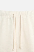 STRUCTURED RELAXED FIT PANTS