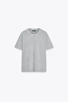 JEWEL WASHED EFFECT T-SHIRT