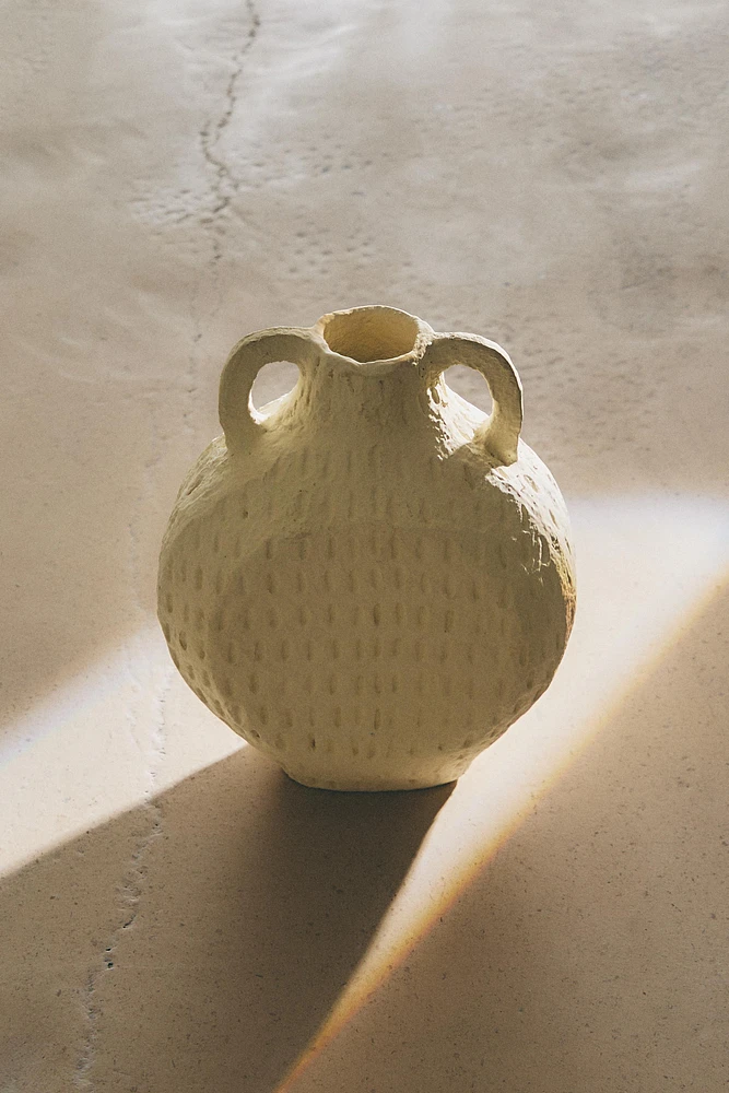 VASE PAPIER MÂCHÉ