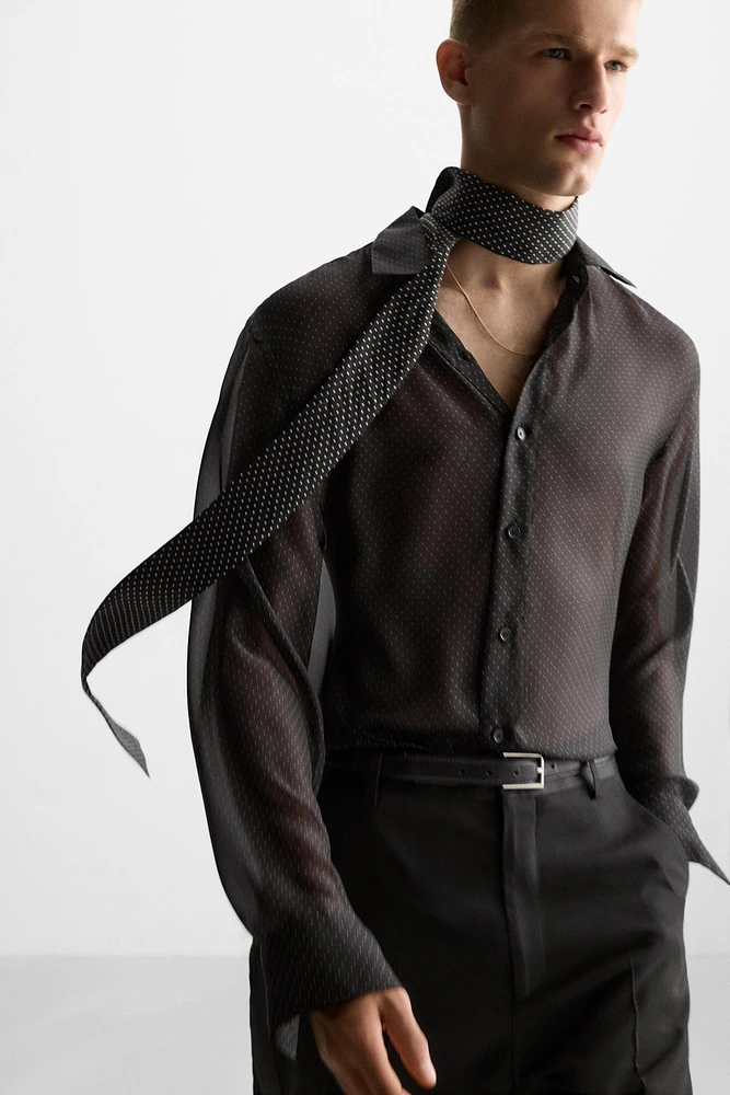 CHEMISE IMPRIMÉE À POIS LIMITED EDITION