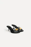 METALLIC LEATHER DETAIL SANDAL 50TH ANNIVERSARY
