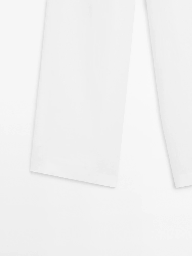 Pantalon de tailleur 100 % lin