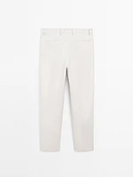 Pantalon de tailleur 100 % lin