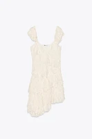 ROBE VOLANTS DENTELLE