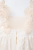 ROBE FLEURS BRODÉES