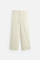 TEXTURED JACQUARD PANTS
