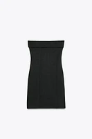 INTERLOCK STRAPLESS DRESS