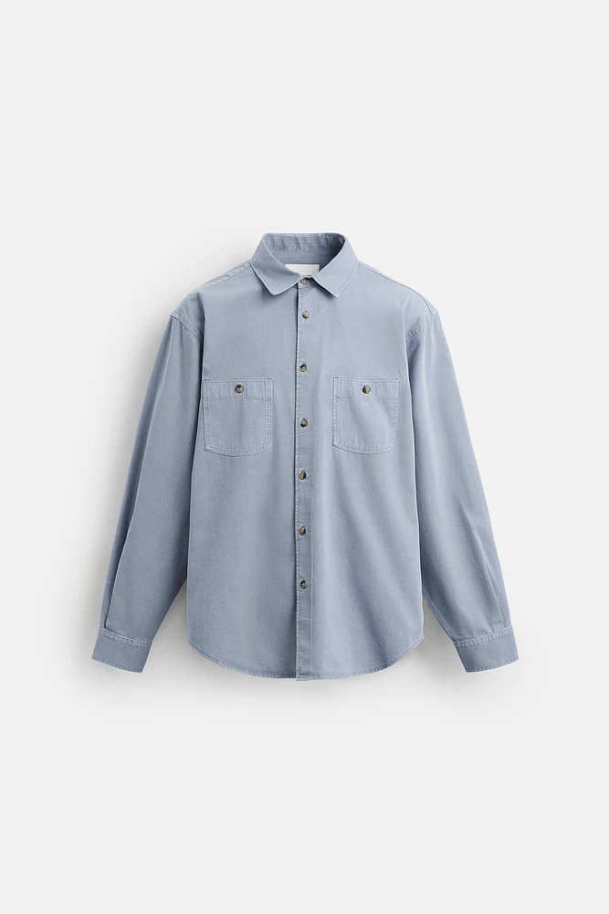 CHEMISE DÉLAVÉE RELAXED FIT
