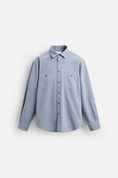 CHEMISE DÉLAVÉE RELAXED FIT