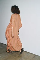 100% LINEN MULTI-POSITION KAFTAN ZW COLLECTION