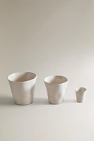 POT GRÈS BORD IRRÉGULIER JARDIN