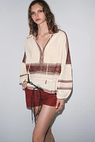 EMBROIDERED BLOUSE ZW COLLECTION