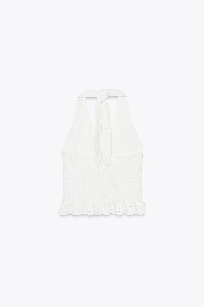 TOP HALTER COMBINÉ