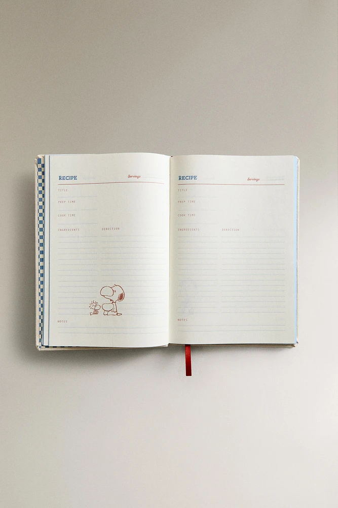 CHILDREN’S PEANUTS™ PIZZA RECIPE NOTEBOOK