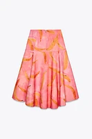 JUPE MIDI IMPRIMÉE ZW COLLECTION