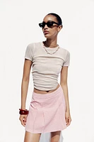 JUPE-CULOTTE À CARREAUX VICHY