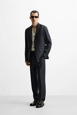 PINSTRIPE SUIT PANTS