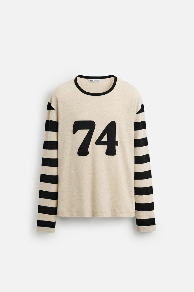 T-SHIRT EN MATIÈRES VARIÉES N° ÉDITION LIMITÉE