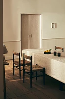 JACQUARD LEAF TABLECLOTH