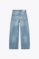 JEAN TRF COUPE AMPLE TAILLE MI-HAUTE