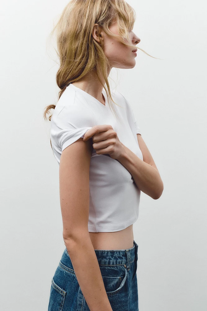 T-SHIRT COURT EXTENSIBLE