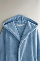 EXTRA SOFT HOODED BATHROBE (380 GXM²)