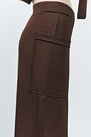 PANTALON EN SERGÉ À POCHES