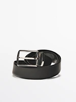 Ceinture réversible en cuir nappa