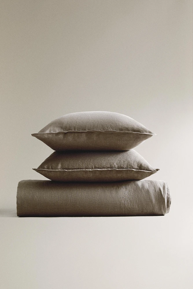 (140 GXM²) WASHED LINEN DUVET COVER