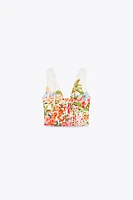 PRINTED KNOT TOP