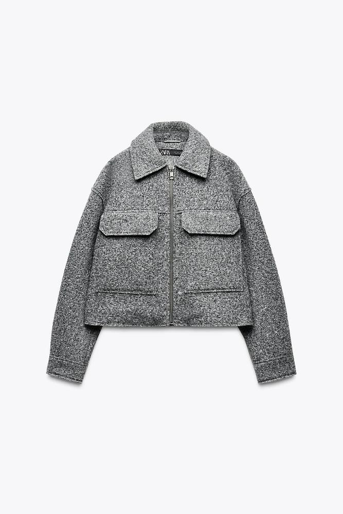 VESTE COURTE BOUCLÉE