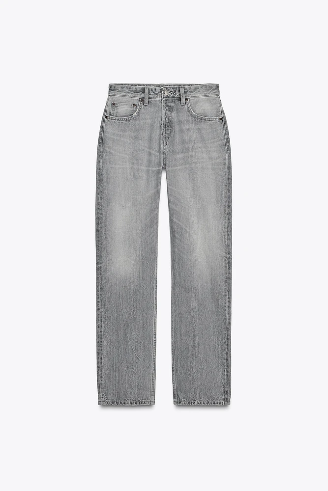 TRF MID-RISE STRAIGHT LEG JEANS