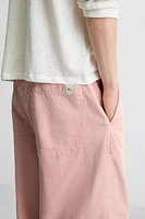 WASHED CANVAS PANTS