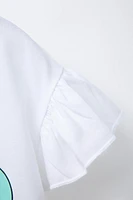 T-SHIRT IMPRIMÉ VOLANTS