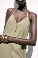ROBE MIDI AVEC LIN VOLUME