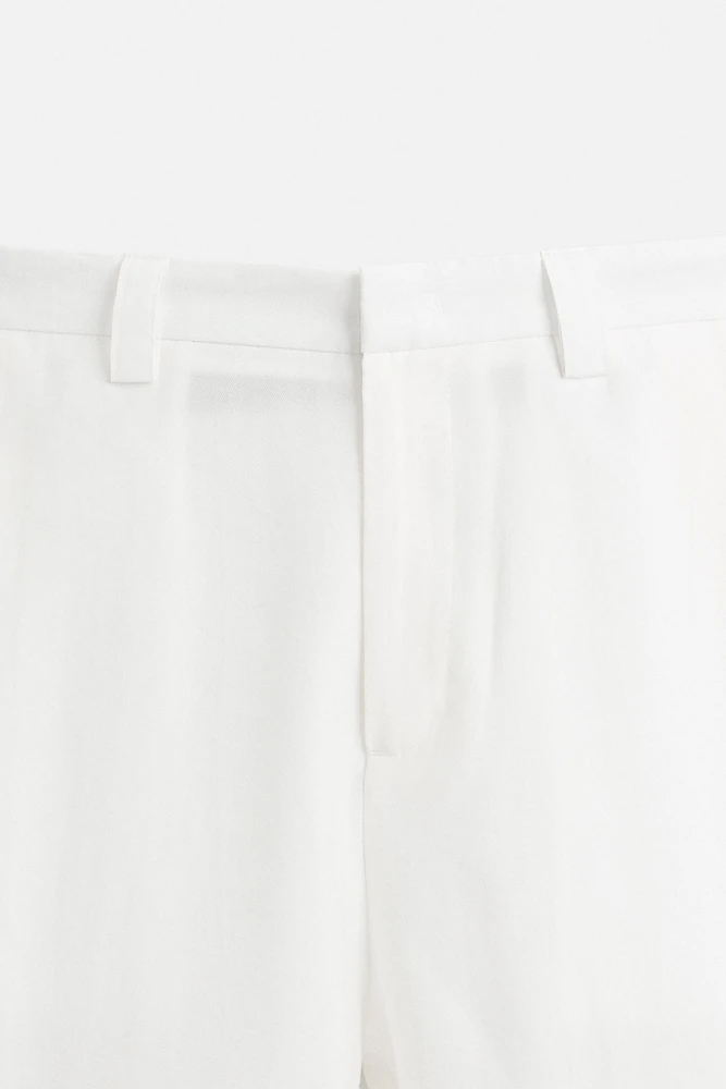 PANTALON PLIS MÉLANGE LYOCELL