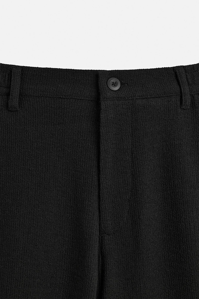 PANTALON À TEXTURE