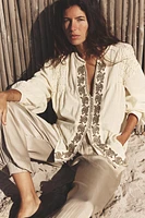 EMBROIDERED BEADED BLOUSE