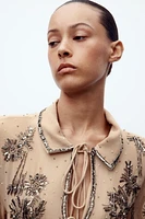 BEADED SEQUIN TOP