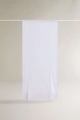 COTTON LINEN CURTAIN WITH EMBROIDERY