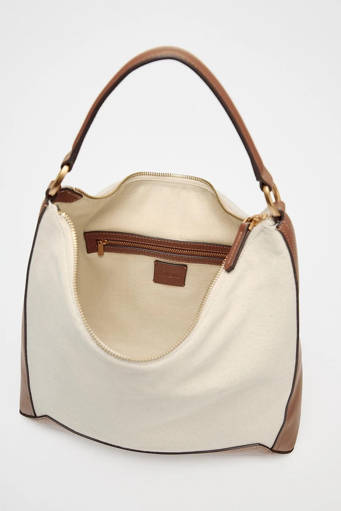 SAC SEAU PORTÉ ÉPAULE EN CANVAS
