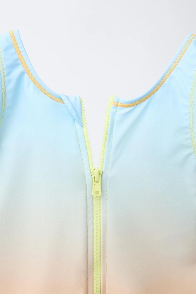 6-14 ANS/ MAILLOT DE BAIN ZIP MAUI & SONS ®