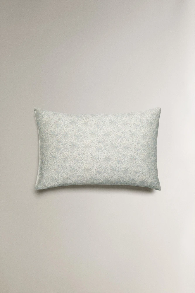PAISLEY PRINT SATEEN PILLOWCASE