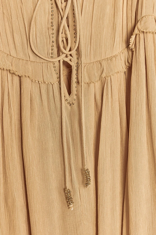 ASYMMETRIC RUFFLED DRESS ZW COLLECTION