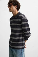 POLO PIQUÉ RAYURES